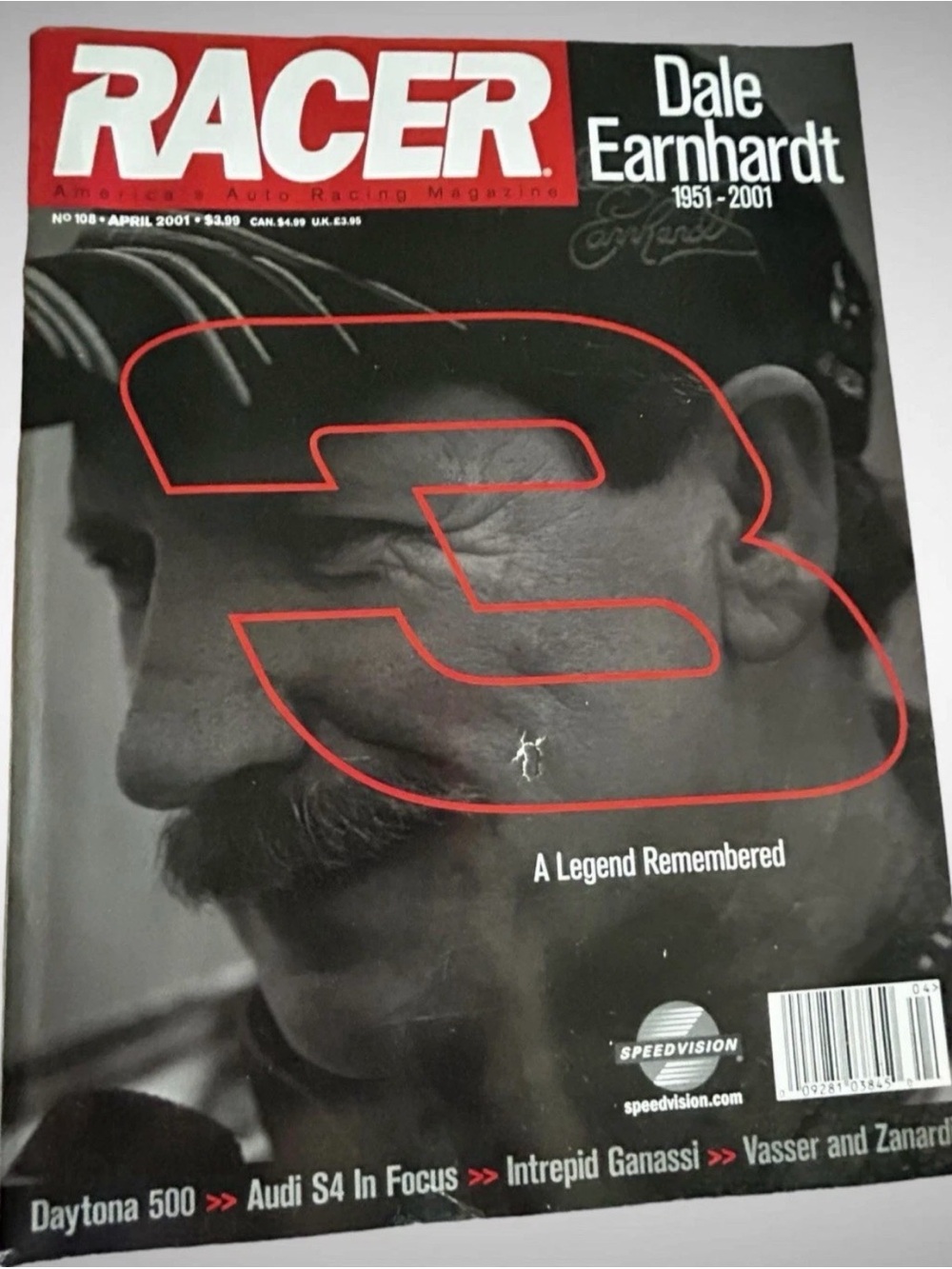 April 2001 Racer Magazine Dale Earnhardt  Memorial Issue Nascar